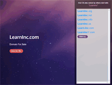 Tablet Screenshot of learninc.com